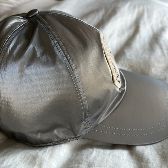 Moncler metallic cap. Designer hat. Designer baseball hat. - Picture 3 of 4